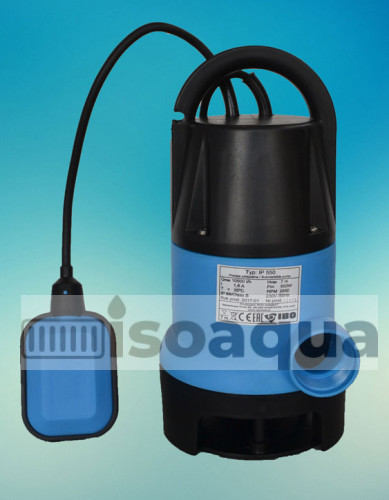 Дренажный (фекальный) насос IP 550, подача 175л/мин.