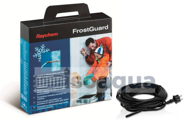 Греющий кабель Raychem ETL-10 длиной 10м (FrostGuard-10M), с кабелем холодного ввода 2м