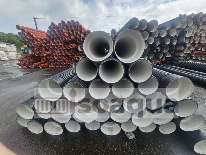 Труба гофрированная двустенная с раструбом SN 8 110 / 94 мм