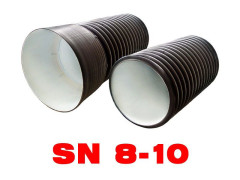 Труба гофрированная двустенная с раструбом SN 8 190 / 160 мм